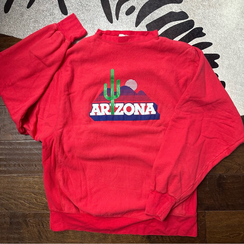 Vintage Arizona Cactus Crewneck Sweatshirt